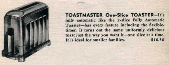 Our No-Slice Toaster is ideal for even smaller families